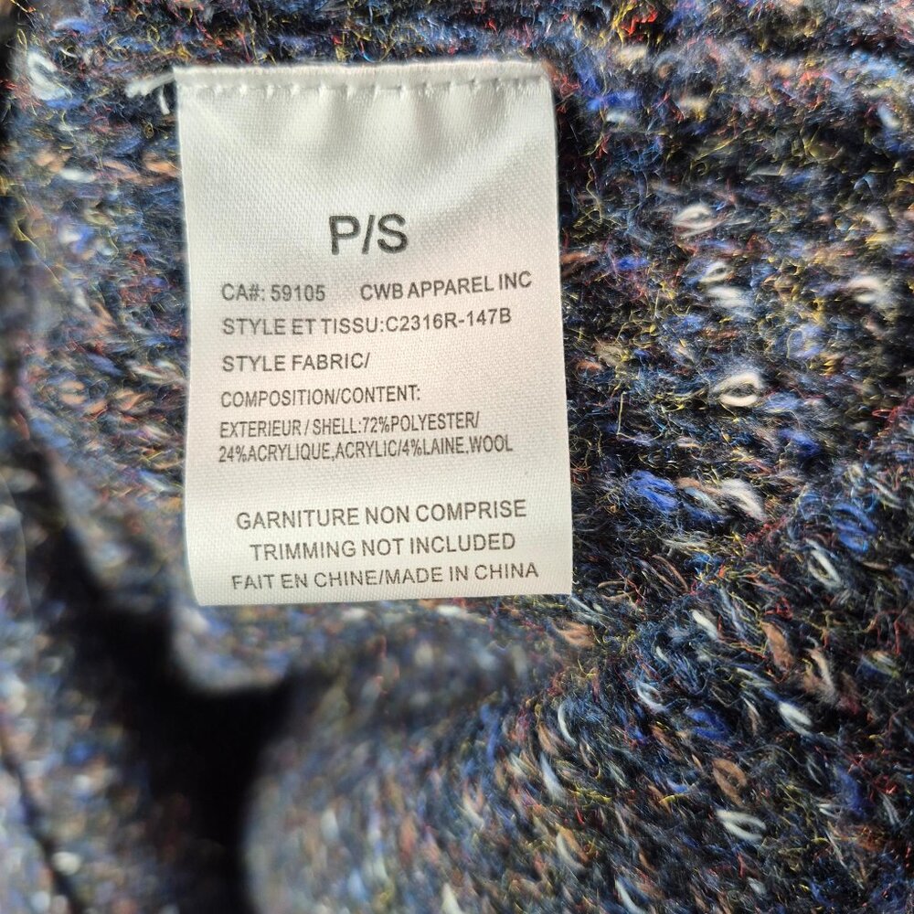 Charlie B Sweater Womens S Blue Pullover Long Sleeve Knit Top Wool Blend Casual - Picture 5 of 7
